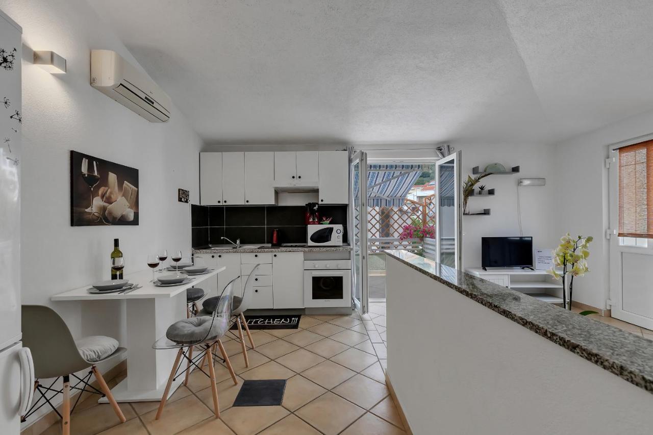 Apartmani Luna Baška Voda Exterior foto